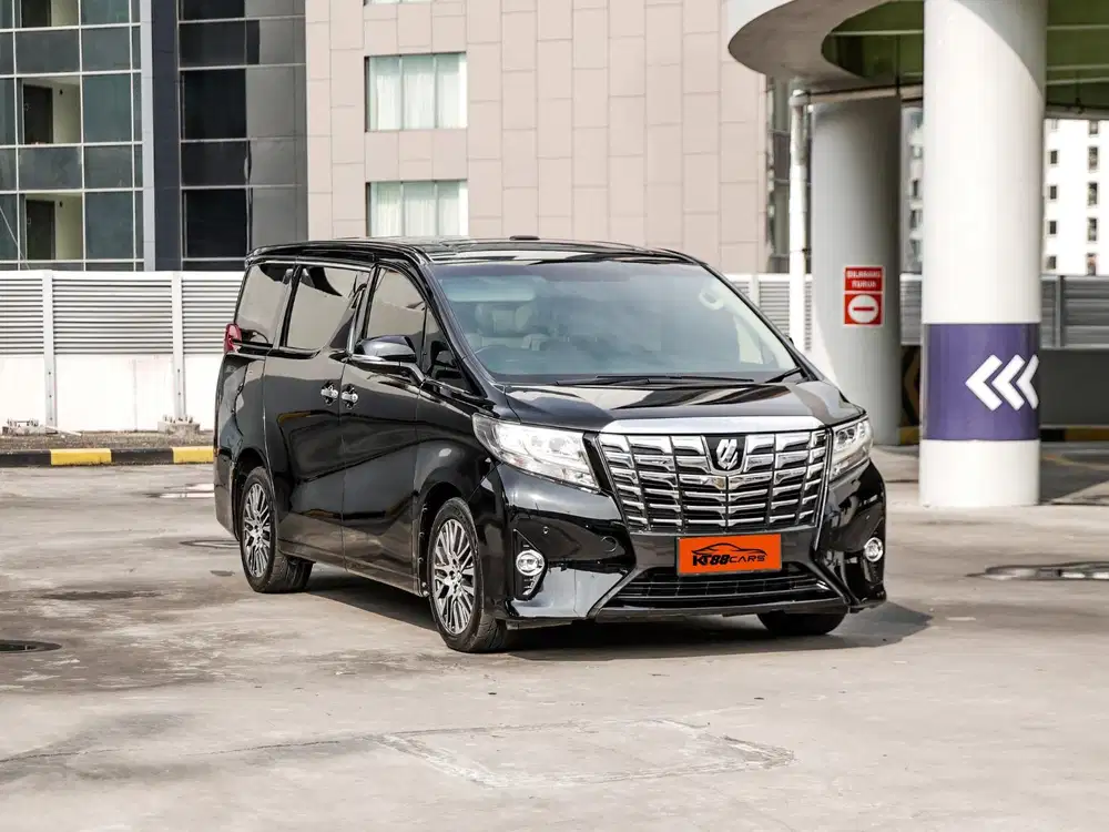 [BERGARANSI] TOYOTA ALPHARD 2.5 G MATIC TAHUN 2017 HITAM GENAP