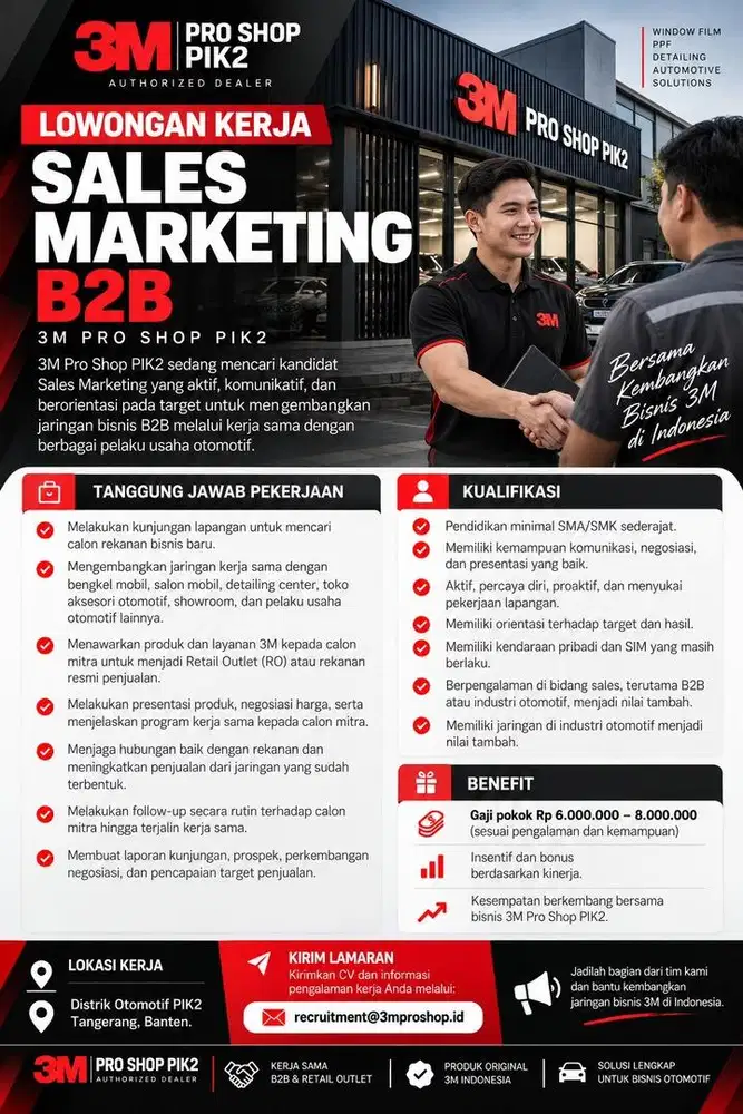 Lowongan Kerja - Sales Marketing B2B