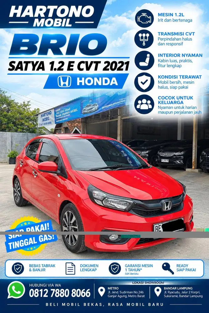 BRIO SATYA 1.2  E CVT 2021