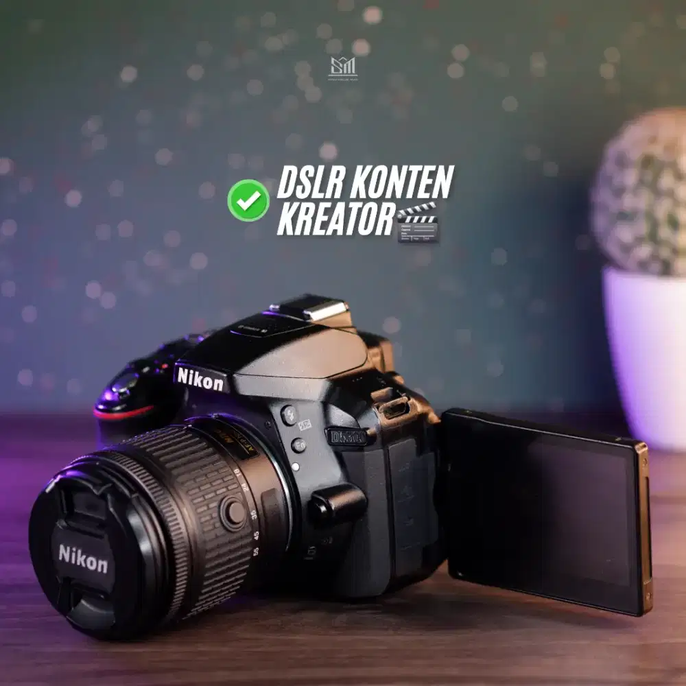 Nikon D5300 Kit/DSLR Creator Video Berlimpah Fitur
