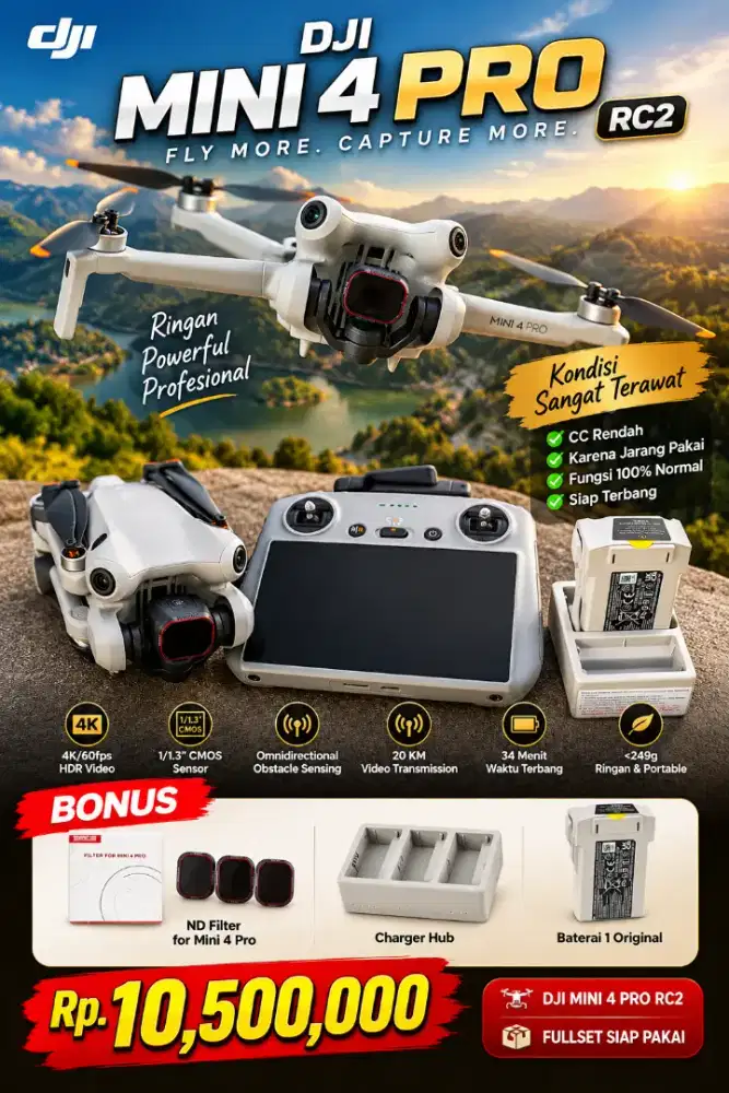 DJI Mini 4 Pro Second Terawat