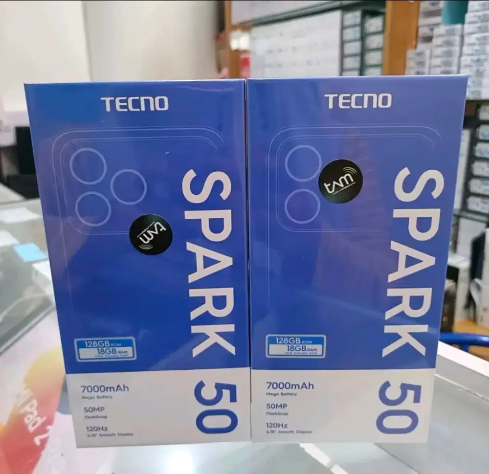 TECNO SPARK 50 8/128 SEGEL BOX