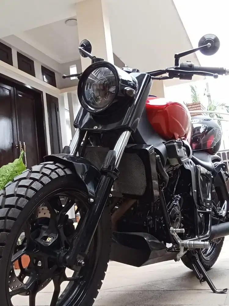 Yamaha r25 sudah modif costum