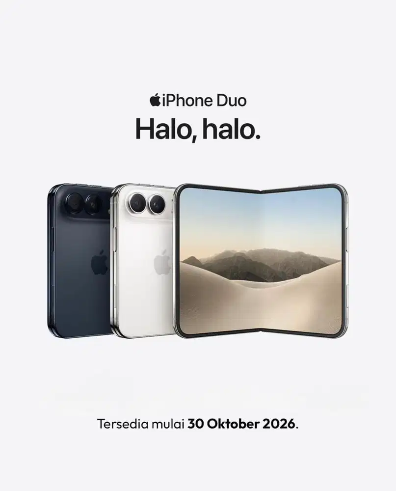PASTI READY TGL 30-31 Okt IPHONE DUO BARU GARANSI RESMI INDONESIA