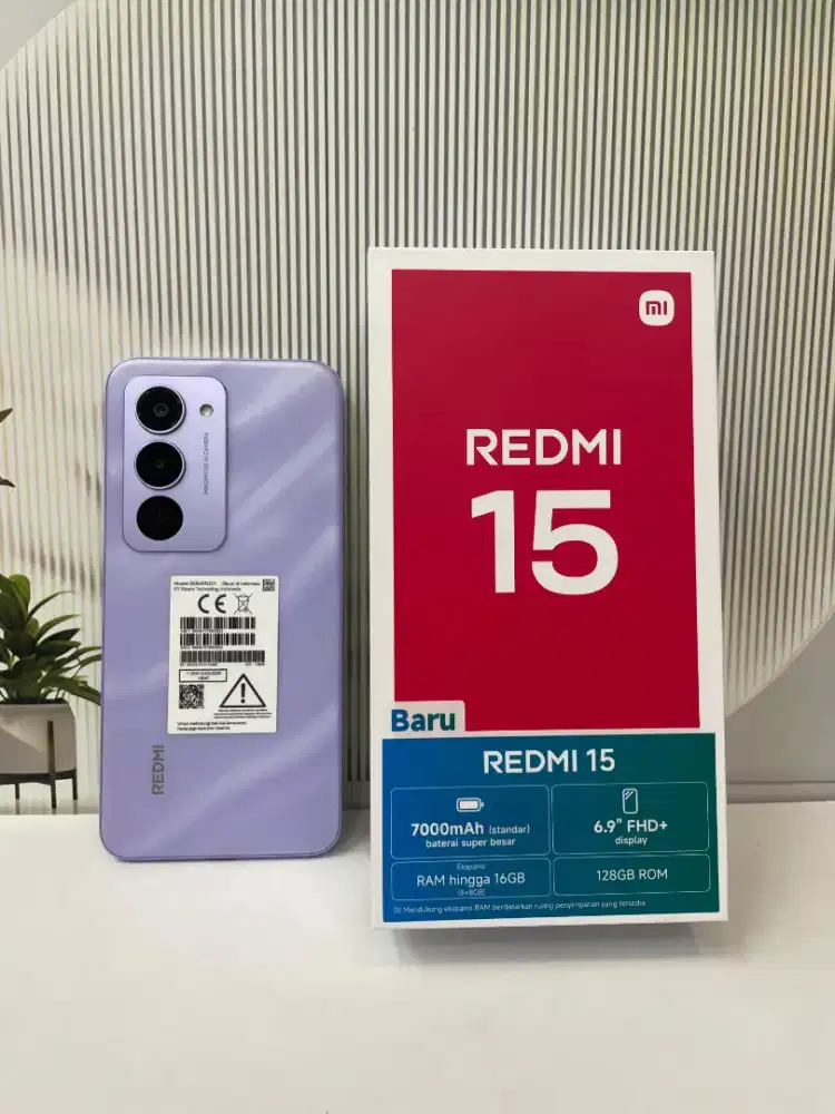 Redmi 15 8/128GB Fullset Original Mulus