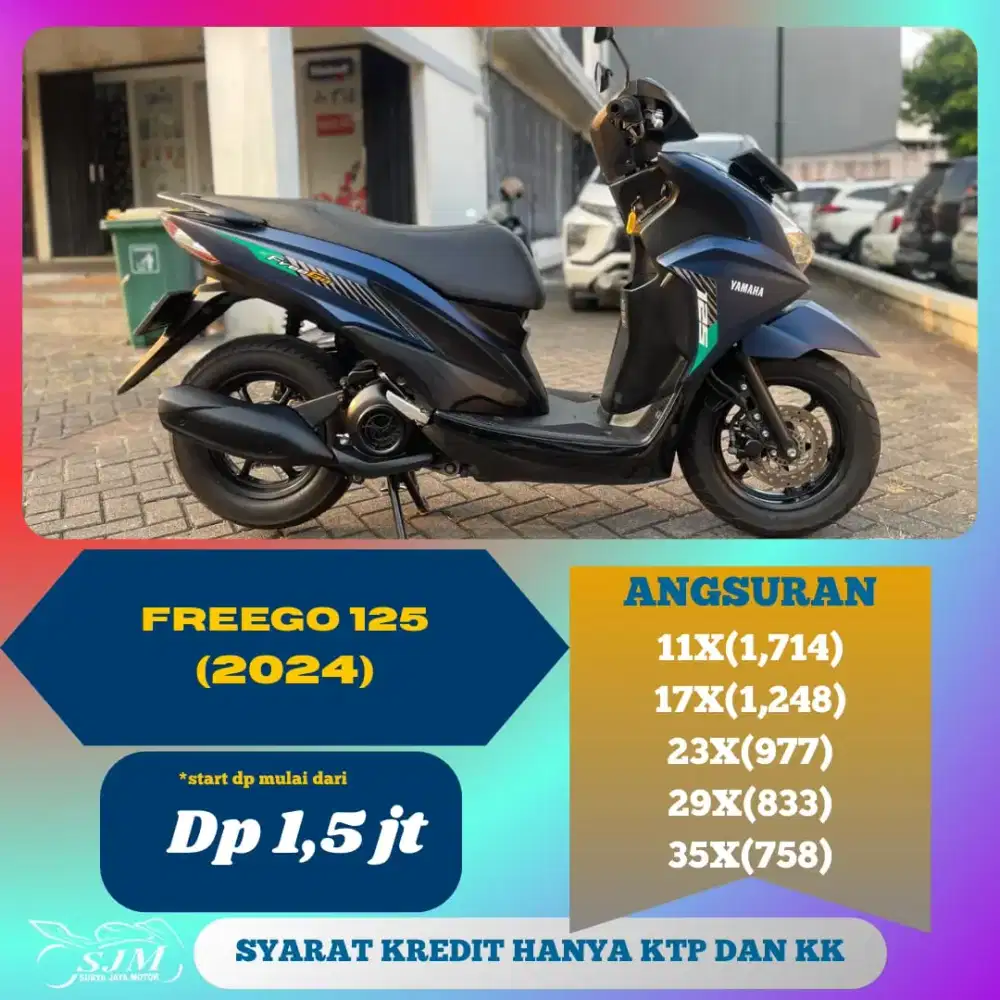 YAMAHA FREEGO 125 2024 CASH & KREDIT
