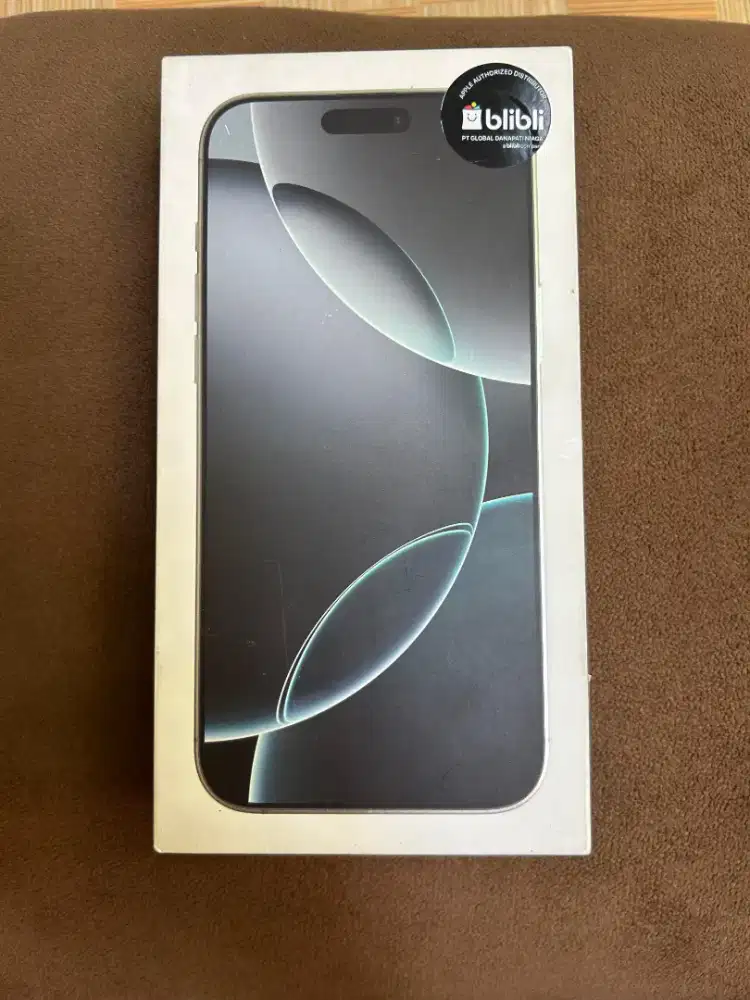 IPhone 16 pro max 1TB baru/segel box new, White titanium