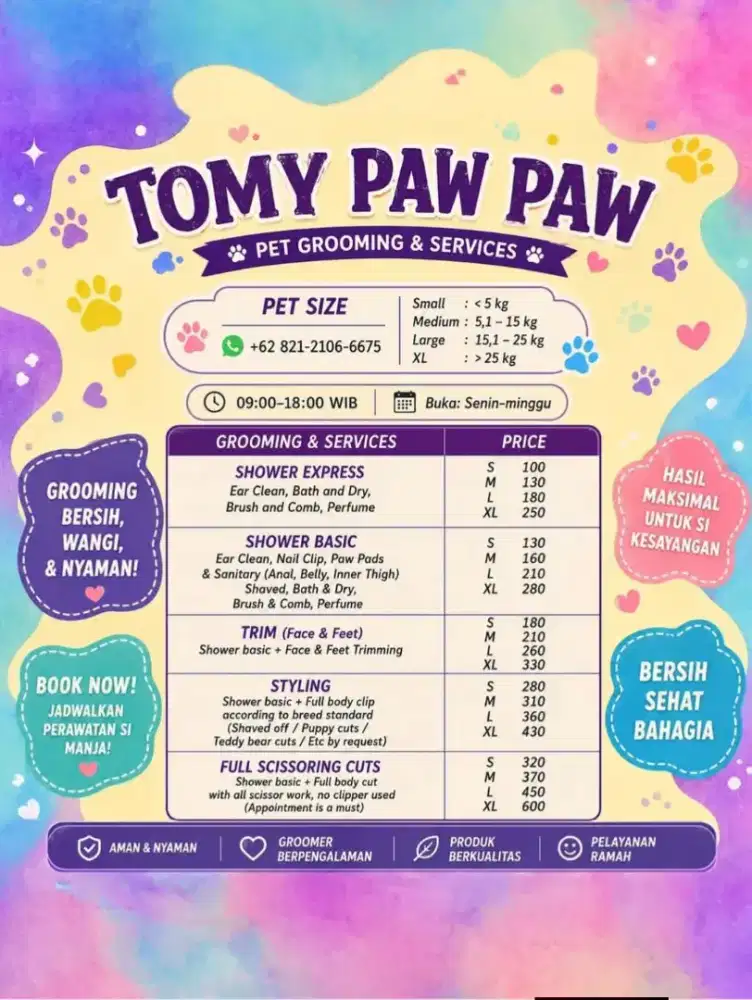 TOMMY PAW PAW SPECIALIS GROOMING N STYLING