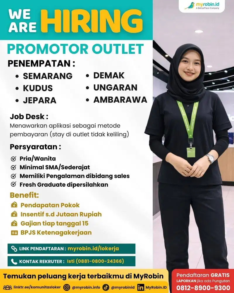 LOWONGAN TERKINI!  Lagi cari kerja? Ini kesempatan kamu jadi PROMOTOR