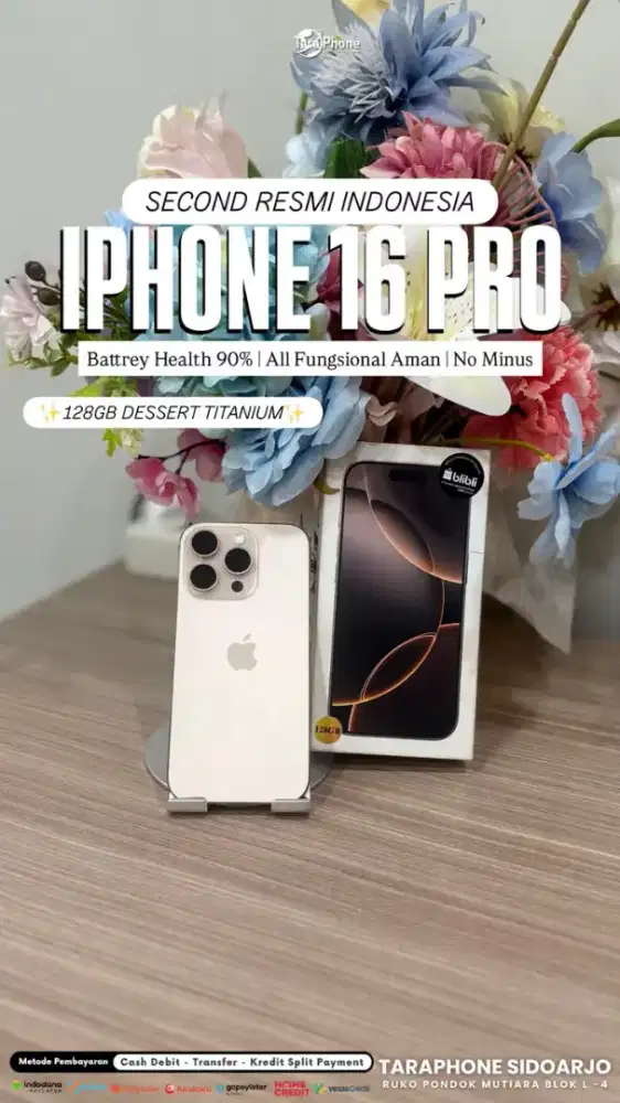 ip 16 Pro 128GB Second Resmi
