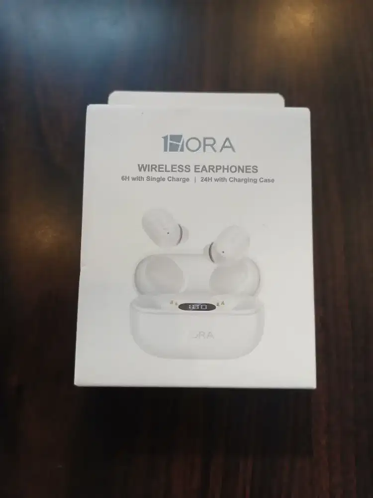 1HORA TWS AUT205 Earphone Screen Wireless Bluetooth Headset Earbuds