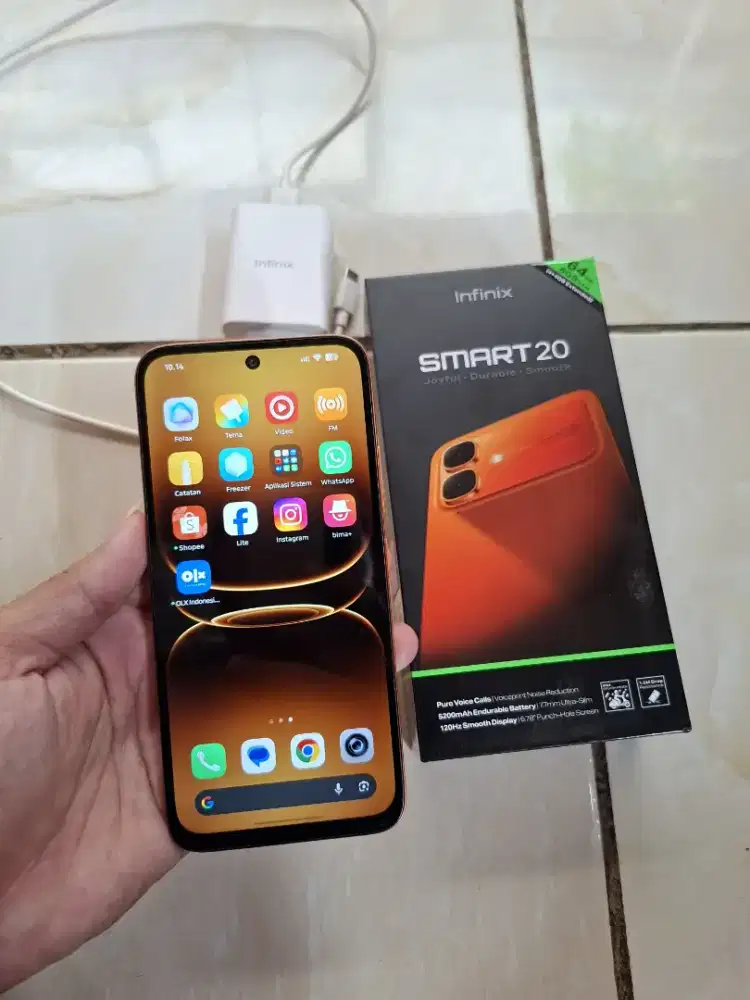 Infinix smart 20 ram 4/64 fullset nominus