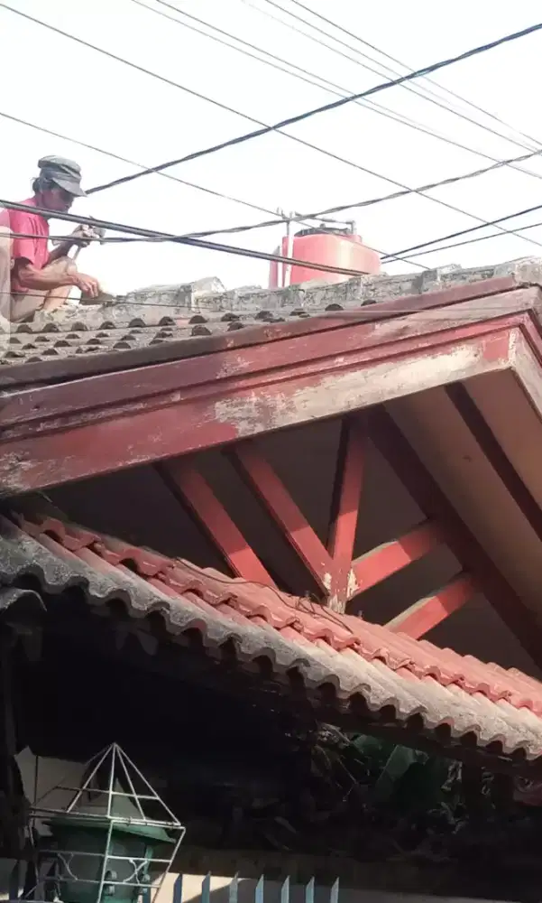 Genteng beton layak pakai