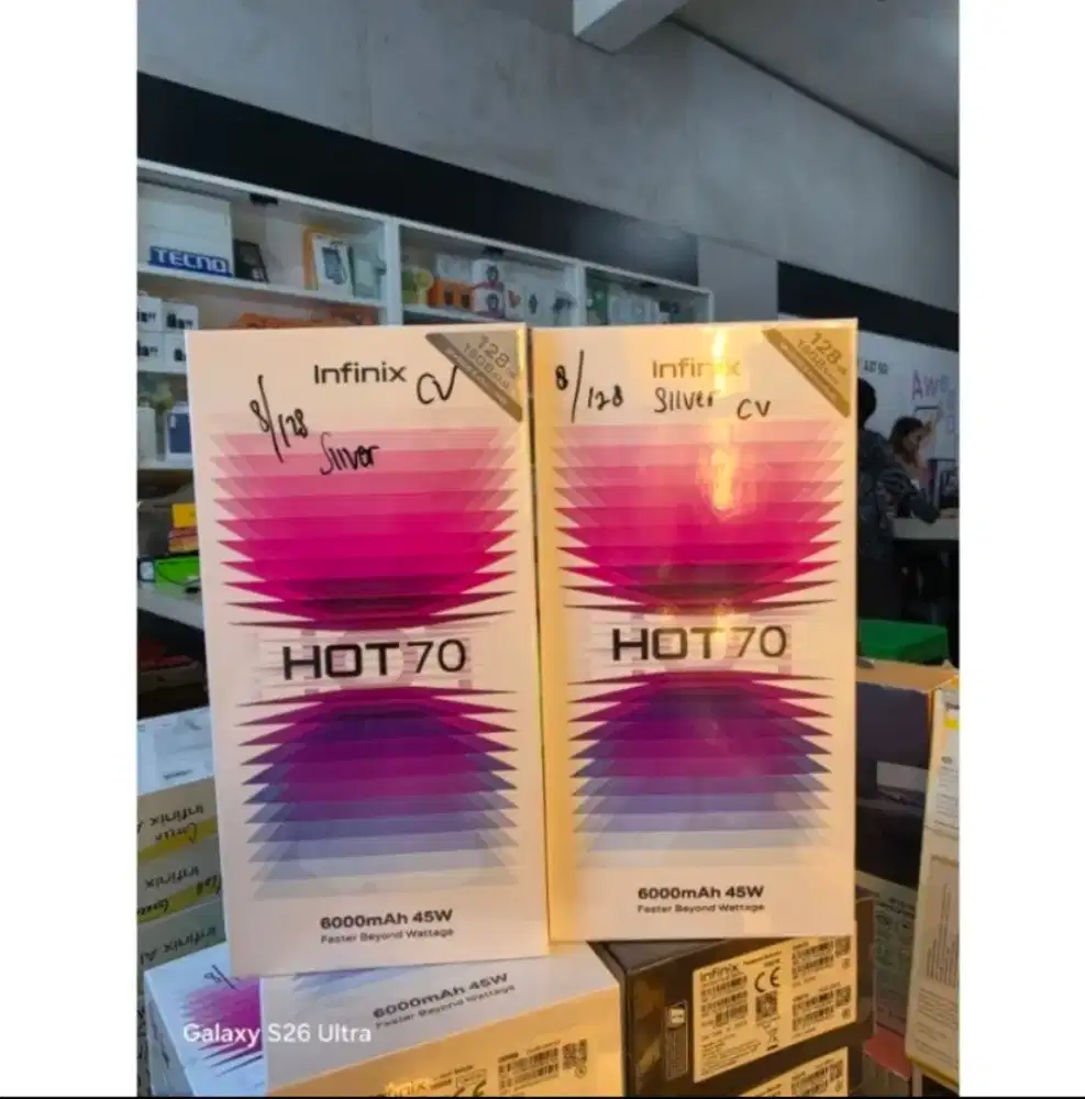 INFINIX HOT 70 8/128 SEGEL BOX