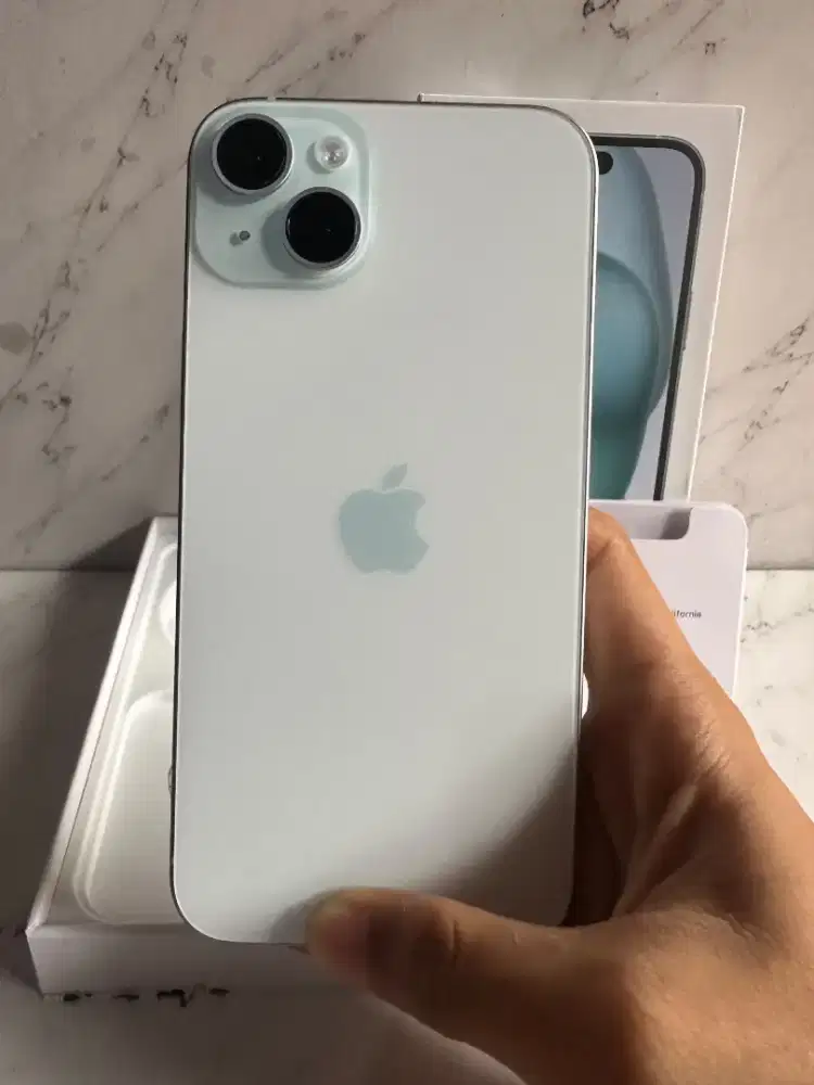 iPhone 15 Plus 128Gb Like New Blue All Operator, Fullset Mulus NoMinus