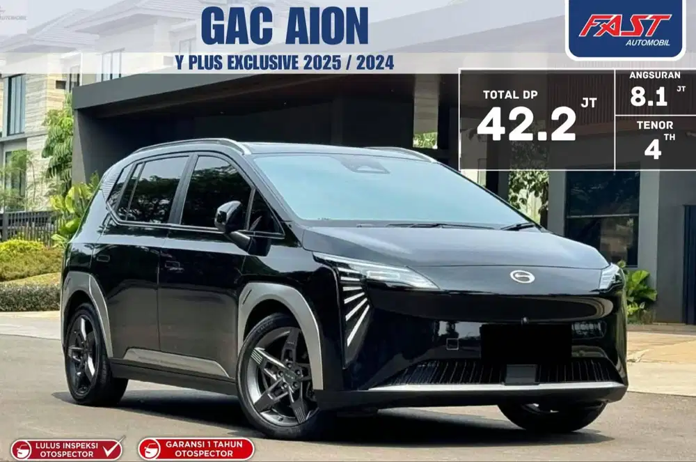 GAC AION Y PLUS EXCLUSIVE 2025 / 2024 LOW KM.21RB & PAJAK PANJANG