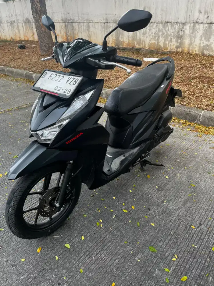 Beat Delux Cbs ISS Hitam Doff