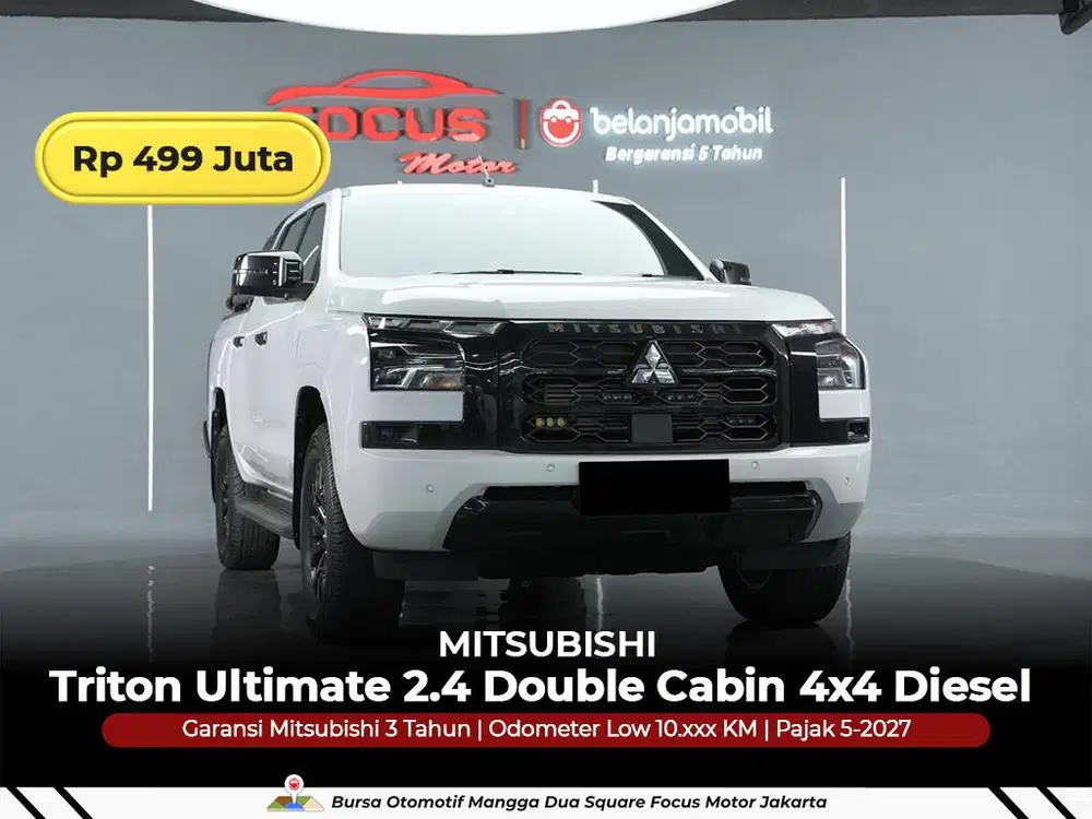 [ GARANSI 5THN 4x4 ] Mitsubishi Triton Ultimate 2.4 DC 2026/2025/2024