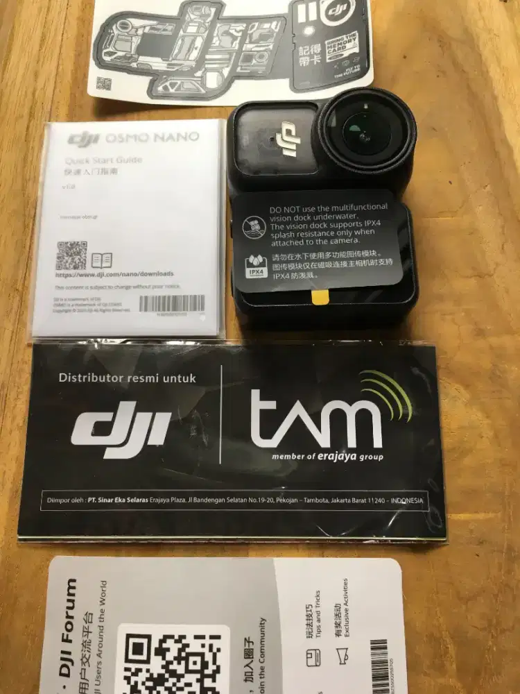 GARANSI, LIKE NEW | 128 GB DJI OSMO NANO, FULLSET NO MINUS