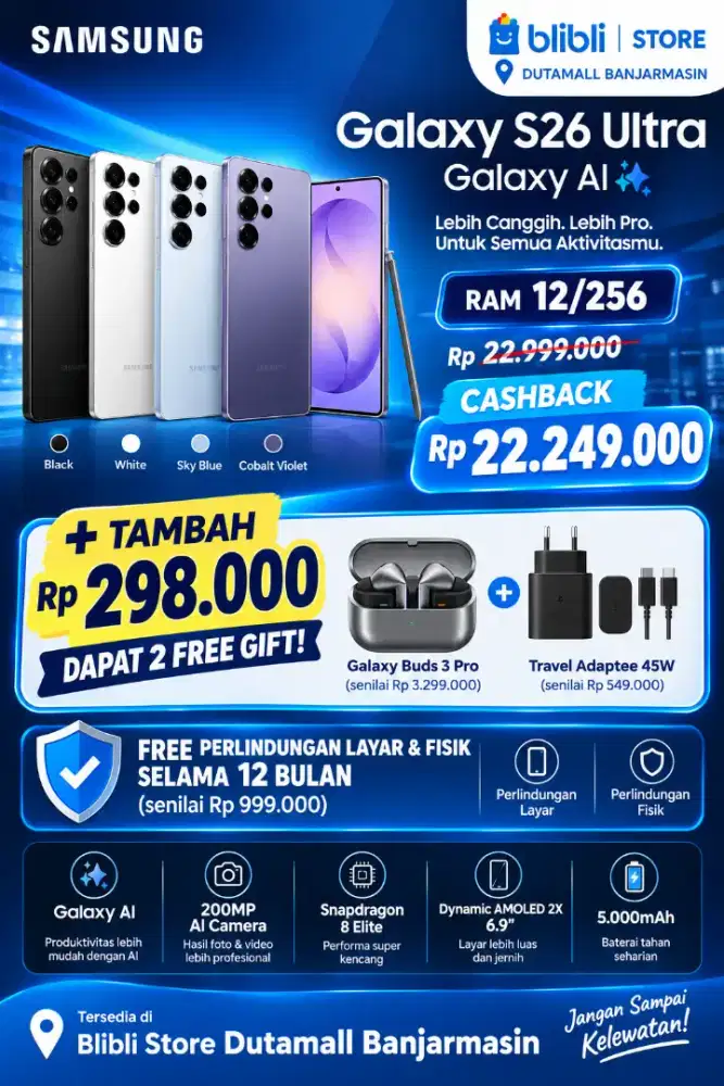 Promo Pembelian Samsung Galaxy S26 Ultra