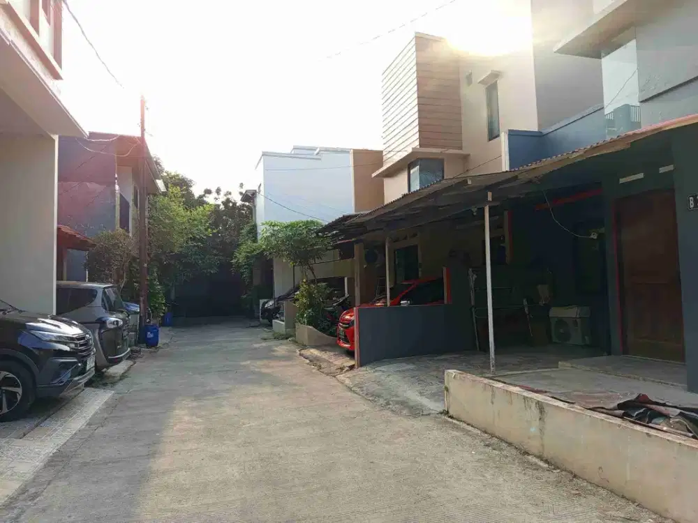 disewakan rumah siap huni dalam cluster di Gandul Cinere sekilo dari pintu TOL brigif Cinere
