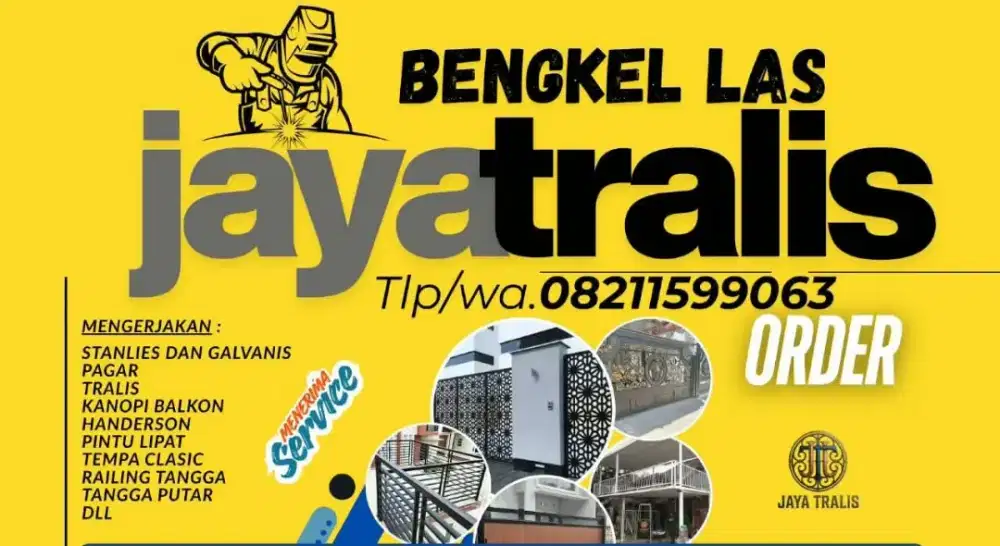 JAYA TRALIS. NO DP .PEMBAYARAN SELESAI PEMASANGAN