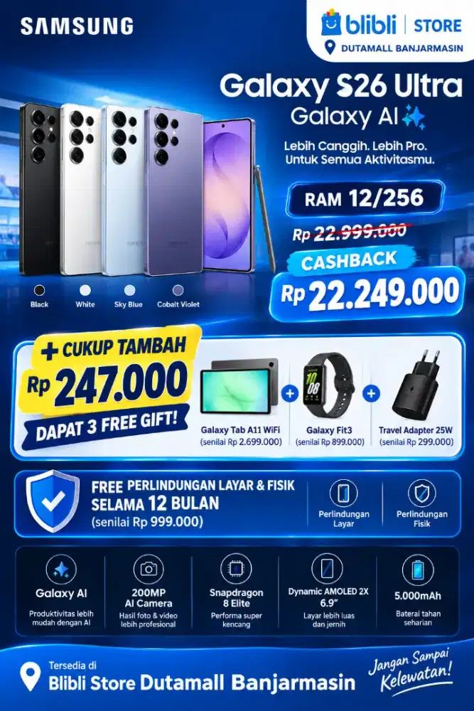 Promo Pembelian Samsung Galaxy S26 Ultra