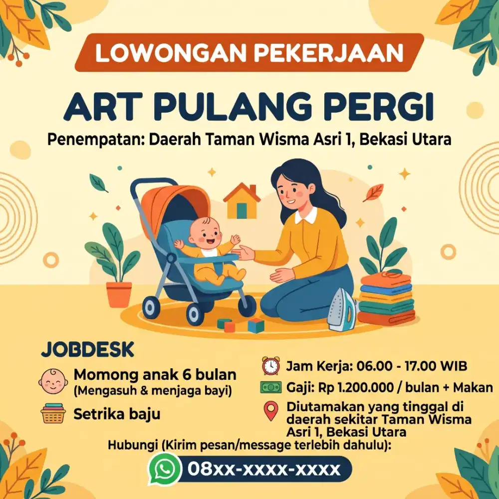 Dibutuhkan Art Pulang pergi