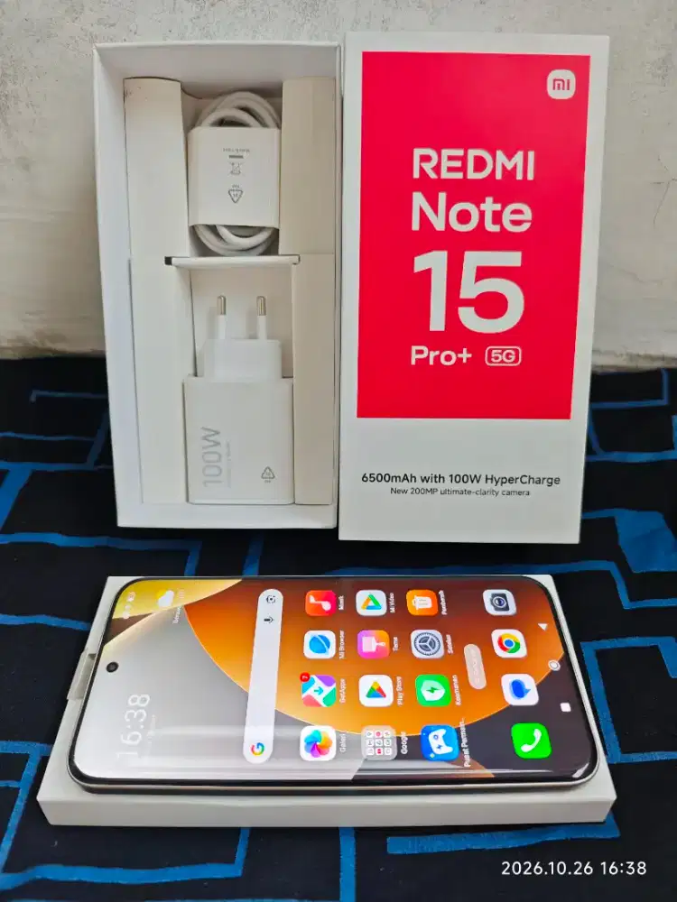 Redmi Note 15 Pro Plus 5G 8/256 Fullset ori segel mulus pmkian sgkt