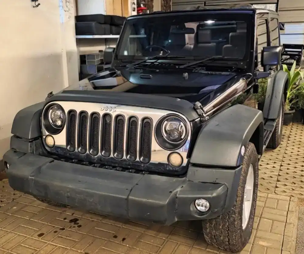 DIJUAL JEEP WRANGLER 2.8 CRD AT 2009 – BLACK