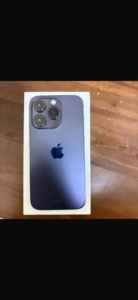 *PEMAKAI* Jual Iphone 14 Pro 128 gb Deep Purple Ex ibox