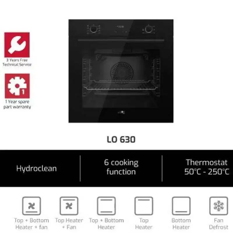OVEN TANAM, BUILT IN OVEN, LINEA BY TEKA, BARU