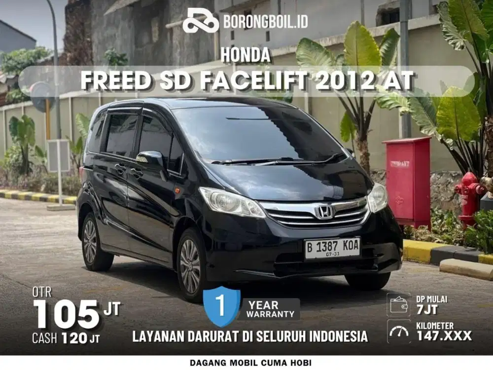 TDP 7 JUTA || Honda Freed SD Facelift 2012 AT