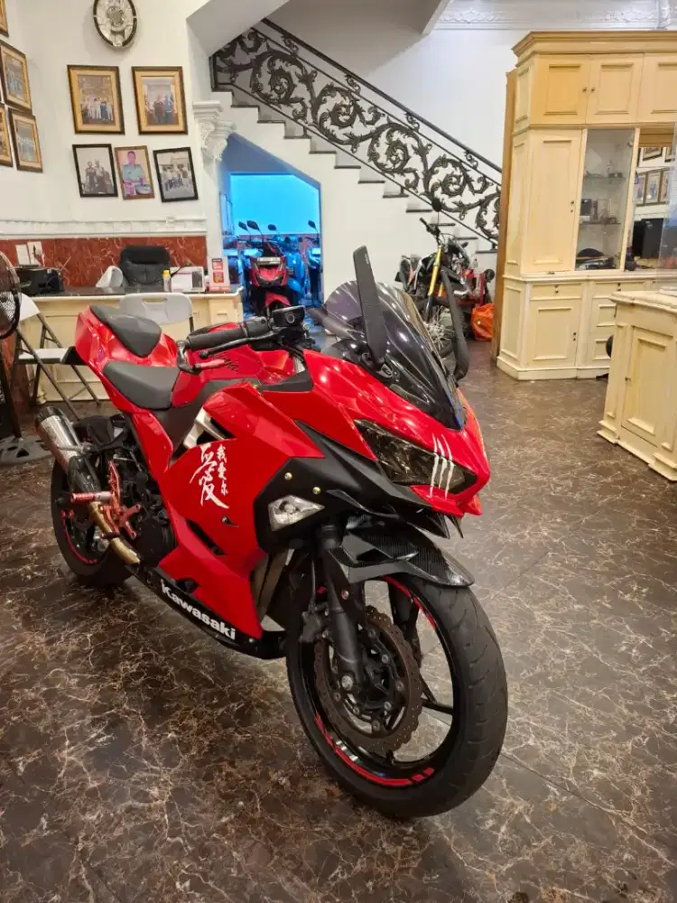 DIJUAL CEPET CASH ONLY NINJA 250 FI 2018 PJK HIDUP MESIN HALUS