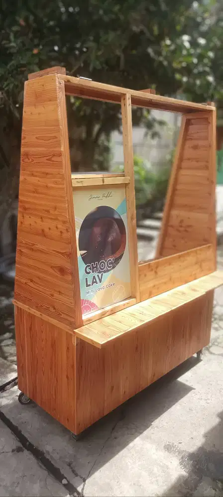 Jual gerobak kayu murah