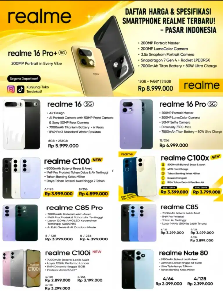 Terima Handphone Realme Fullset Minat Chat Atau Datag Langsung