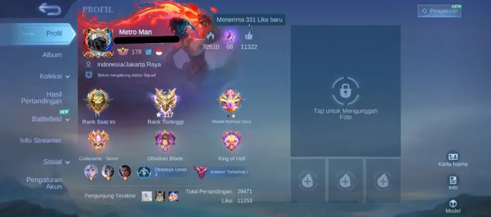 Akun Mobile Legends