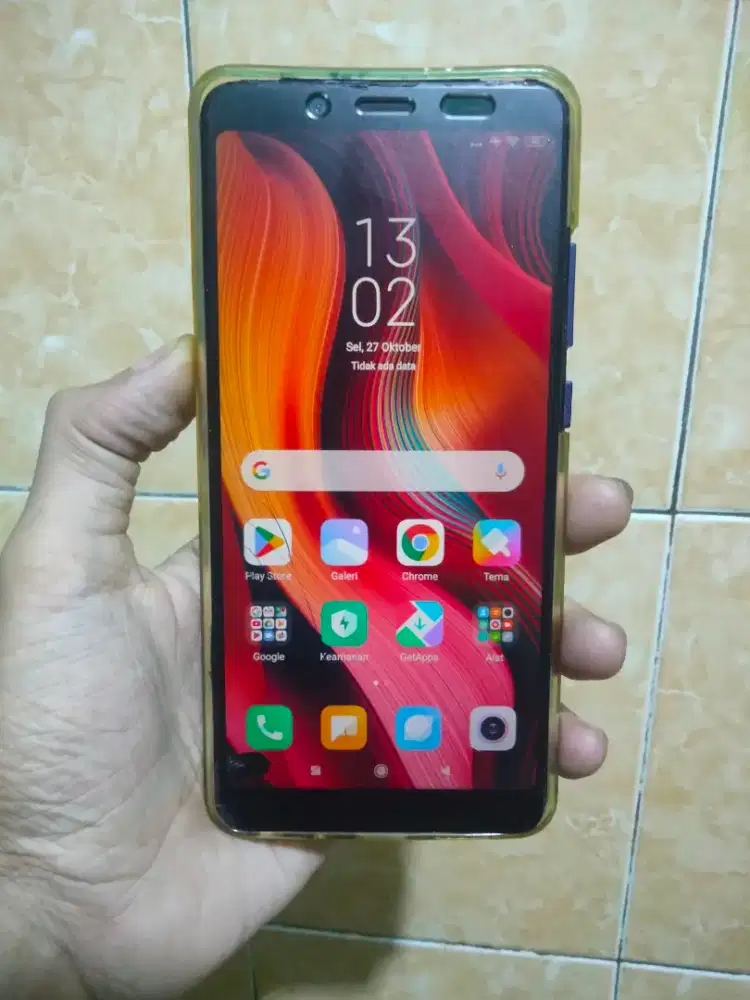 Redmi note5  4/64 mines retak sentuh aman