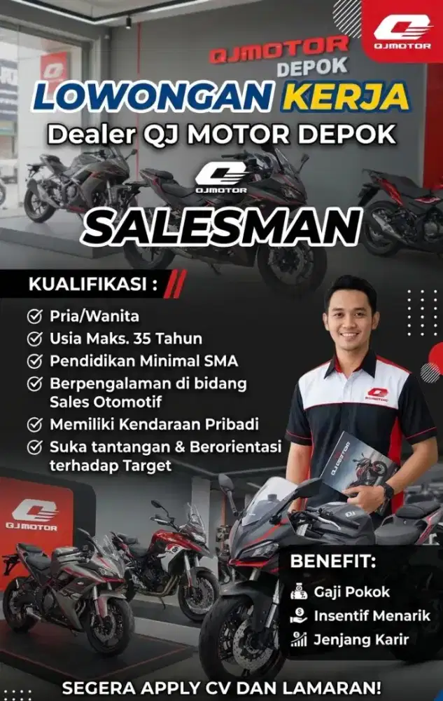 Lowongan Sales QJ Motor Depok
