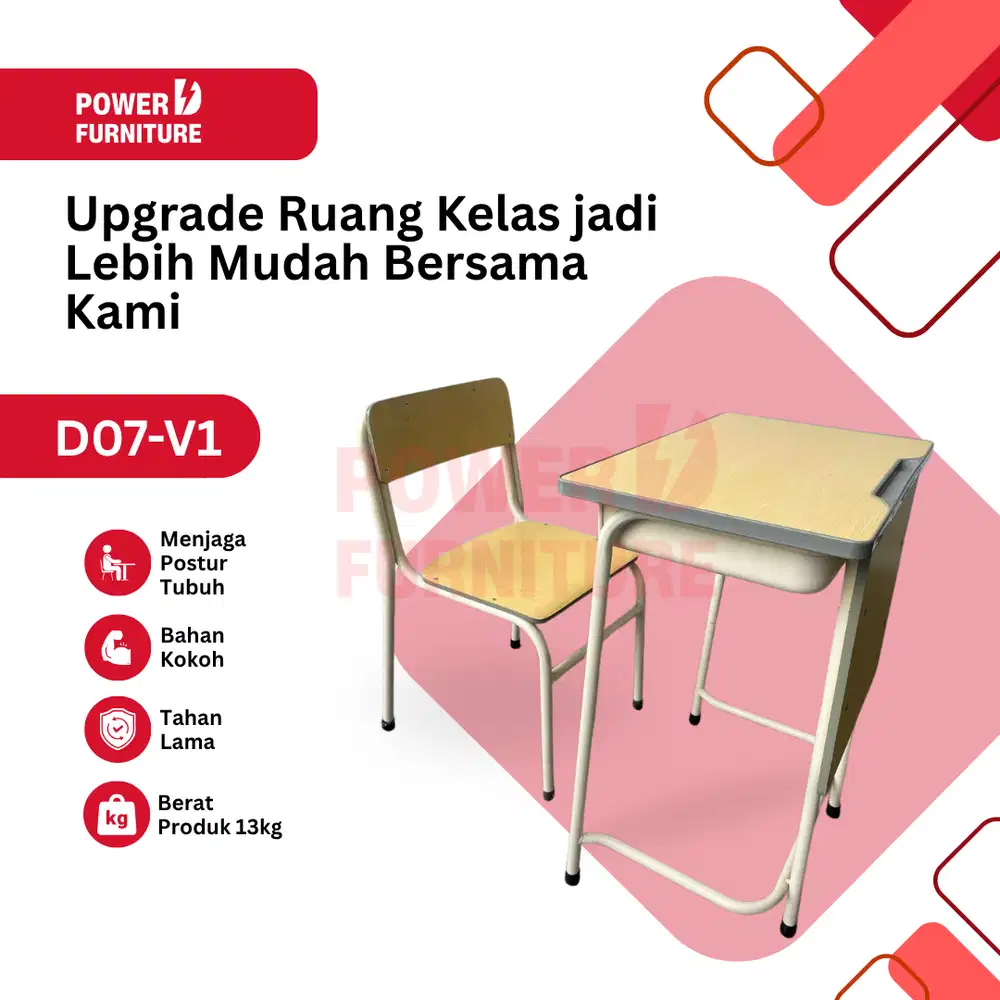 Bangku Sekolah | Meja Kursi Sekolah | Bangku Kelas - D07