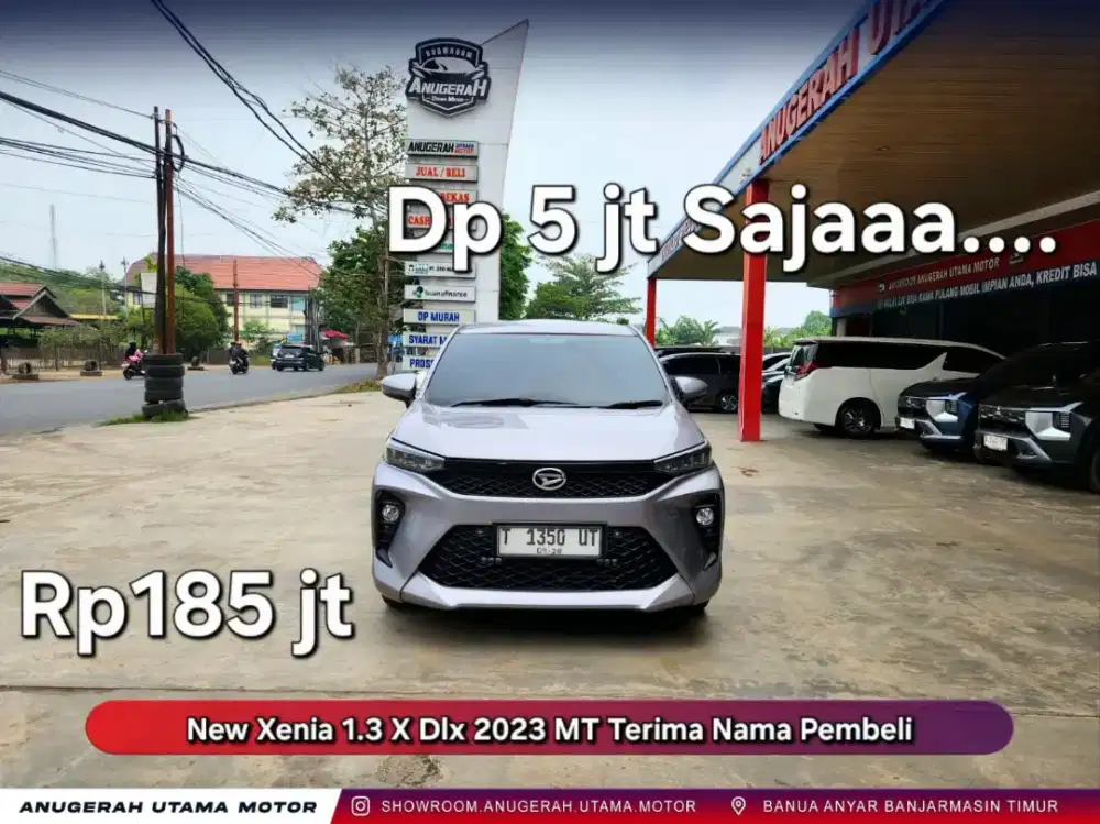 Dp5jt Xenia 1.3 X Dlx 2023 Manual Terima Nama Pembeli