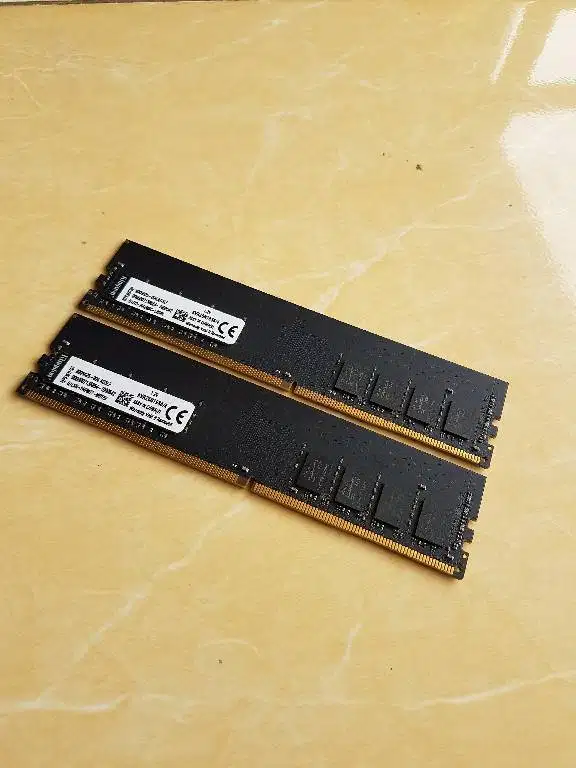 Ram DDR4 2x4gb 8GB Kingston KVR 2666Mhz black