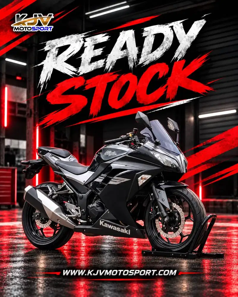 KAWASAKI NINJA 250 FI OLD HITAM 2017 KM RENDAH PAJAK PANJANG NO MINUS