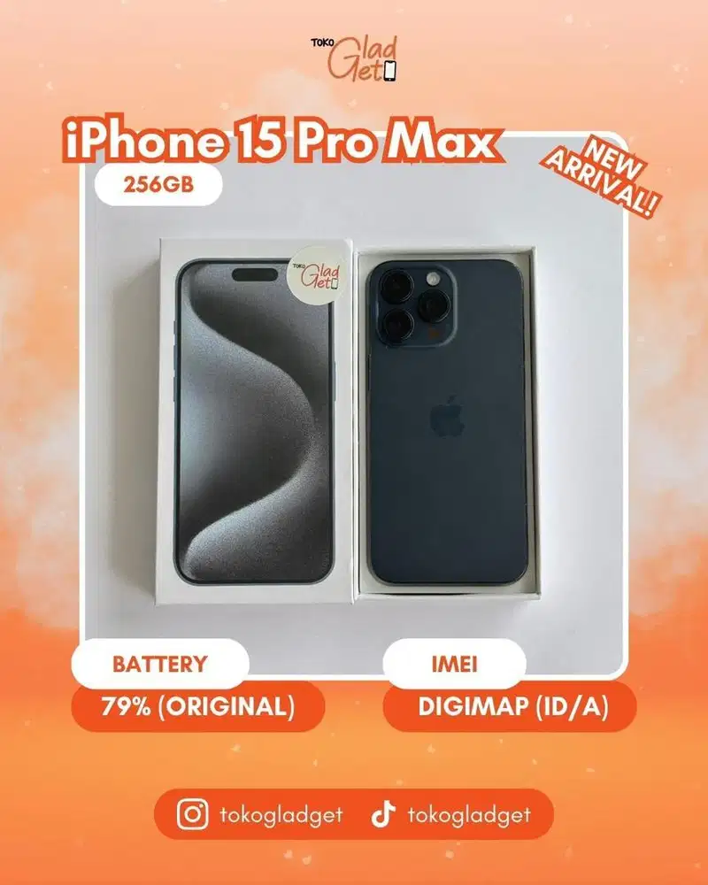 iPhone 15 Promax 256 Gb ex IBOX/DIGIMAP