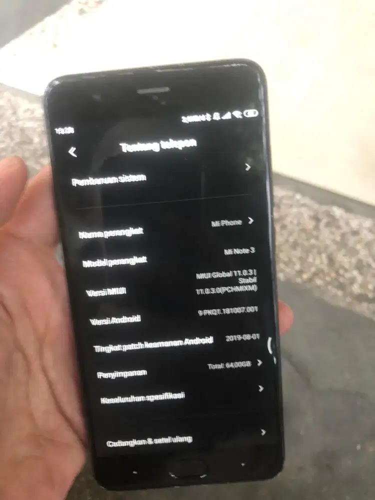 Xiaomi minote 3 6/64 unit plus kbel data