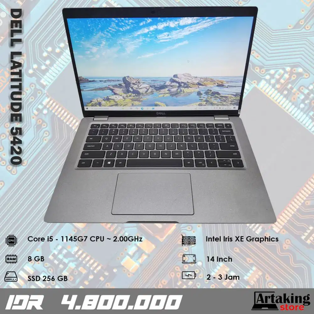 Dell Latitude 5420 - Core i5 - Gen 11 th - Ram 8 GB - SSD 256 GB