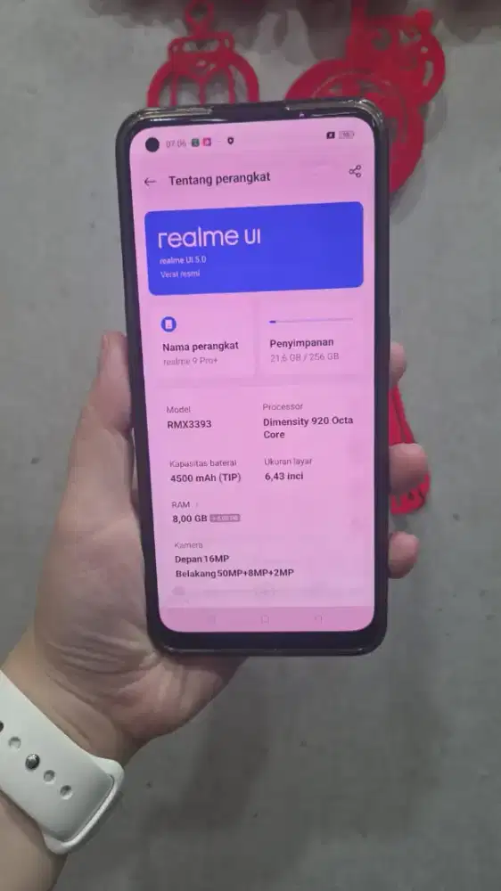 Second Realme 9 Pro+ 8/256GB BO LCD Shadow 2jt
