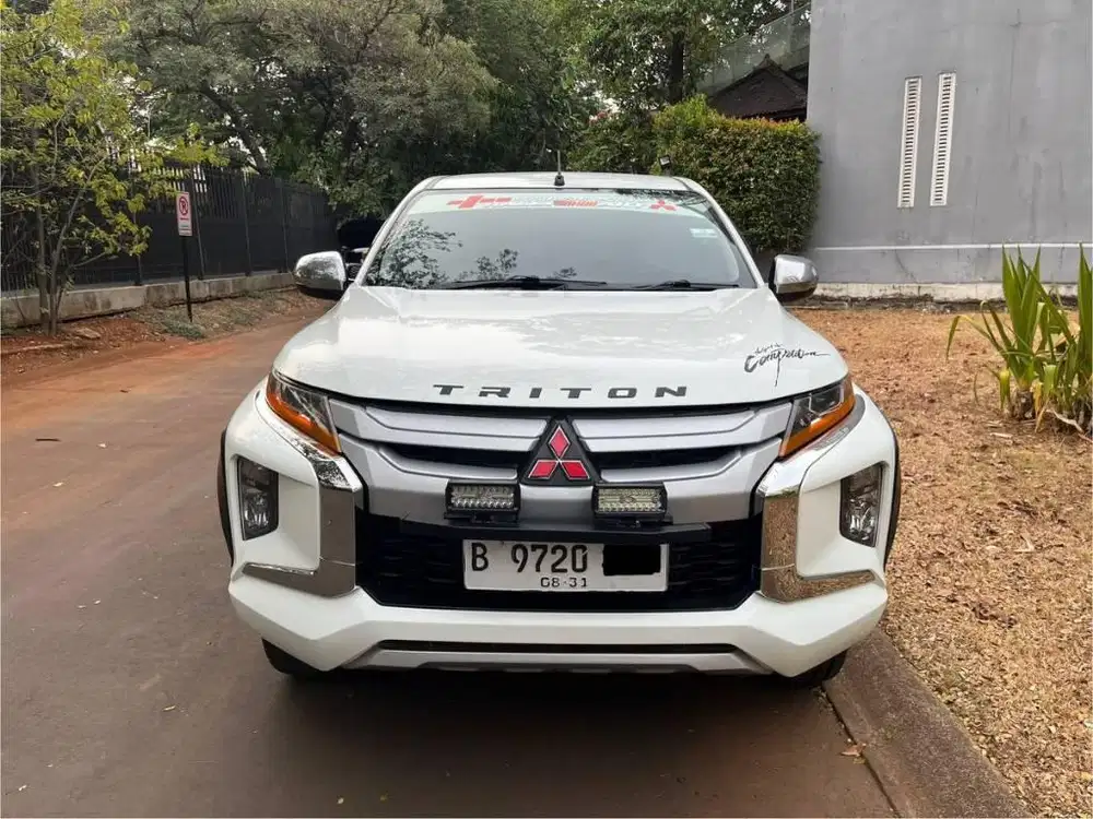 Mitsubishi All New Triton GLS 2.5 Turbo 4x4 DC MT 2021 Putih km55rb