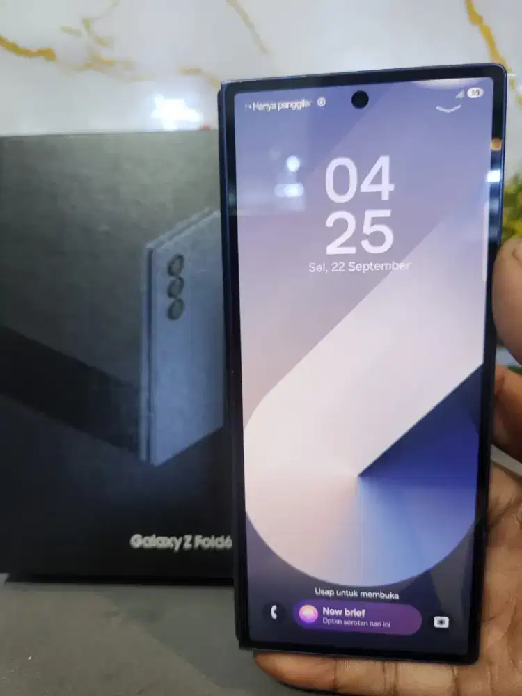 SAMSUNG Z FOLD 6 5G RAM 12/256GB ORIGINAL SEIN MULUS NORMAL