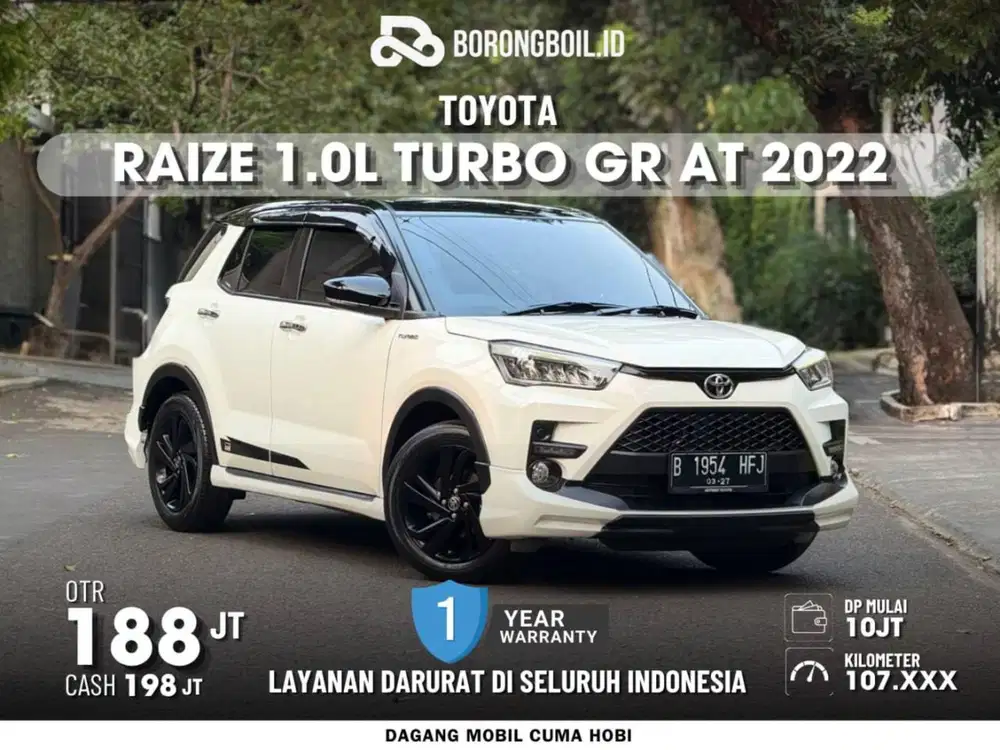 TERMURAH || Toyota Raize 1.0L Turbo GR At 2022 Putih Two Tone Metalik